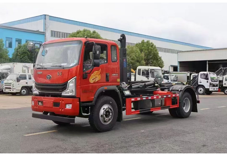 程力專汽重汽豪曼18噸勾臂垃圾車