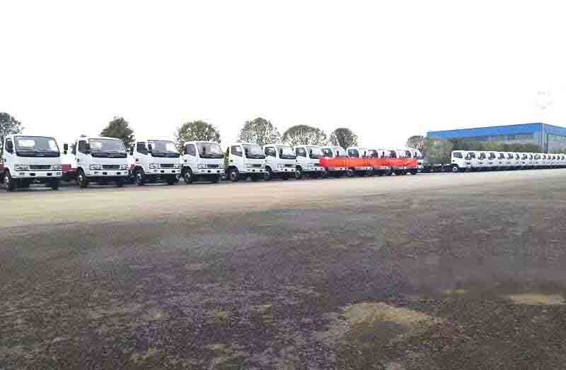 程力特種汽車(chē)制造廠(chǎng)100臺(tái)輕卡出口中東國(guó)家